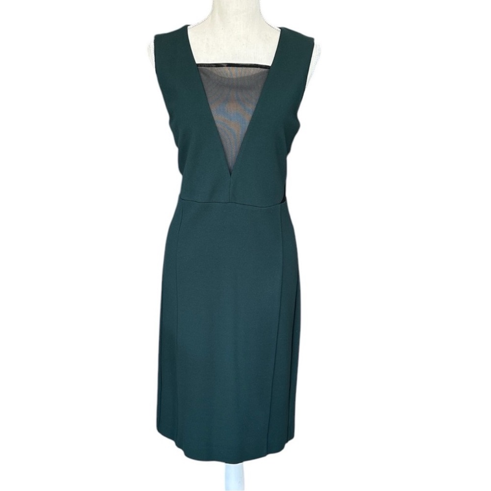 FRENCH CONNECTION Dress Lulu Body-con In Pine Forest Green Women’s Size 10